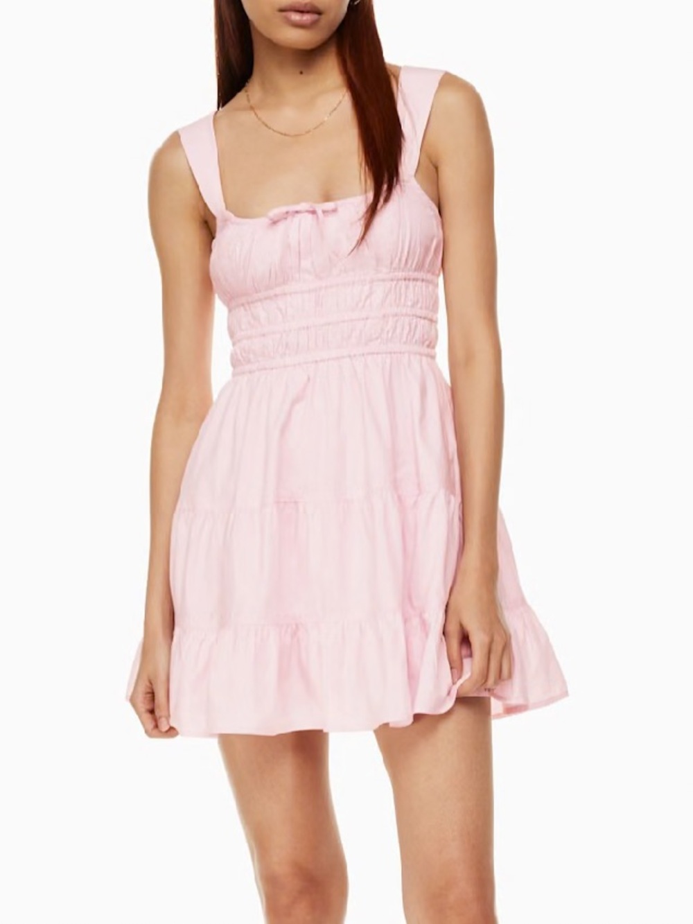 Sunday Best Martine Poplin Dress in Pink